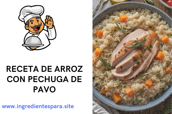 Ingredientes para el arroz con pechuga de pavo