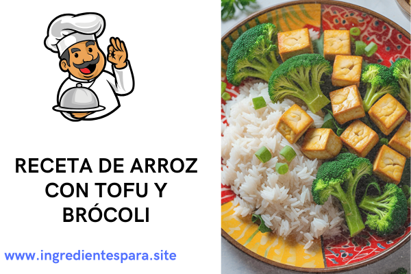 Ingredientes para el arroz con tofu y brócoli