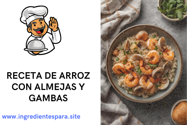 receta de arroz con almejas y gambas
