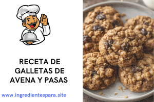 galletas de avena y pasas